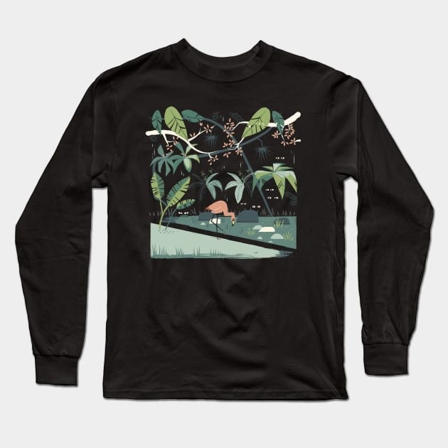 Nightshade Jungle Long Sleeve T-Shirt by DankAnk